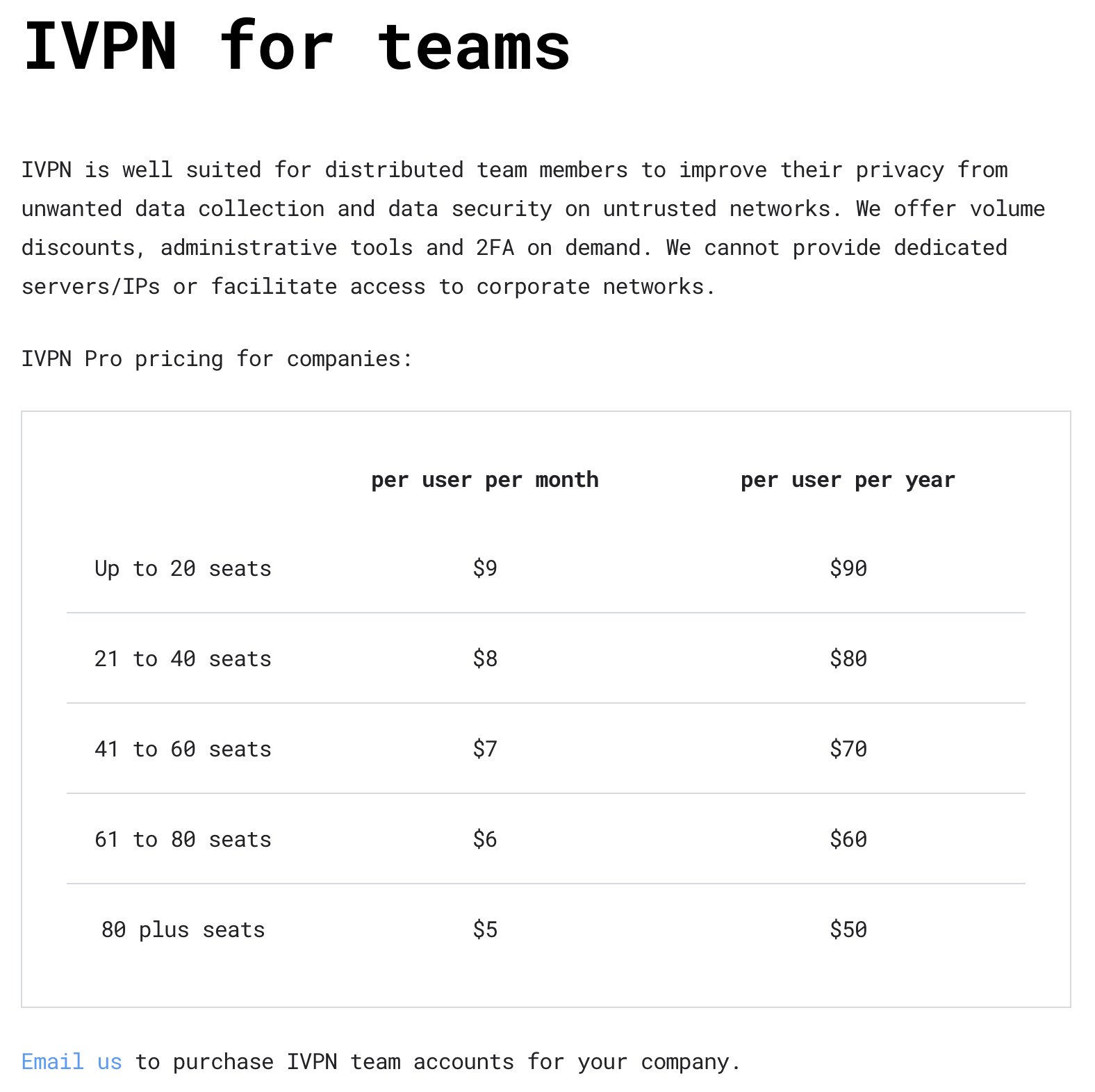 ivpn - best business vpn software