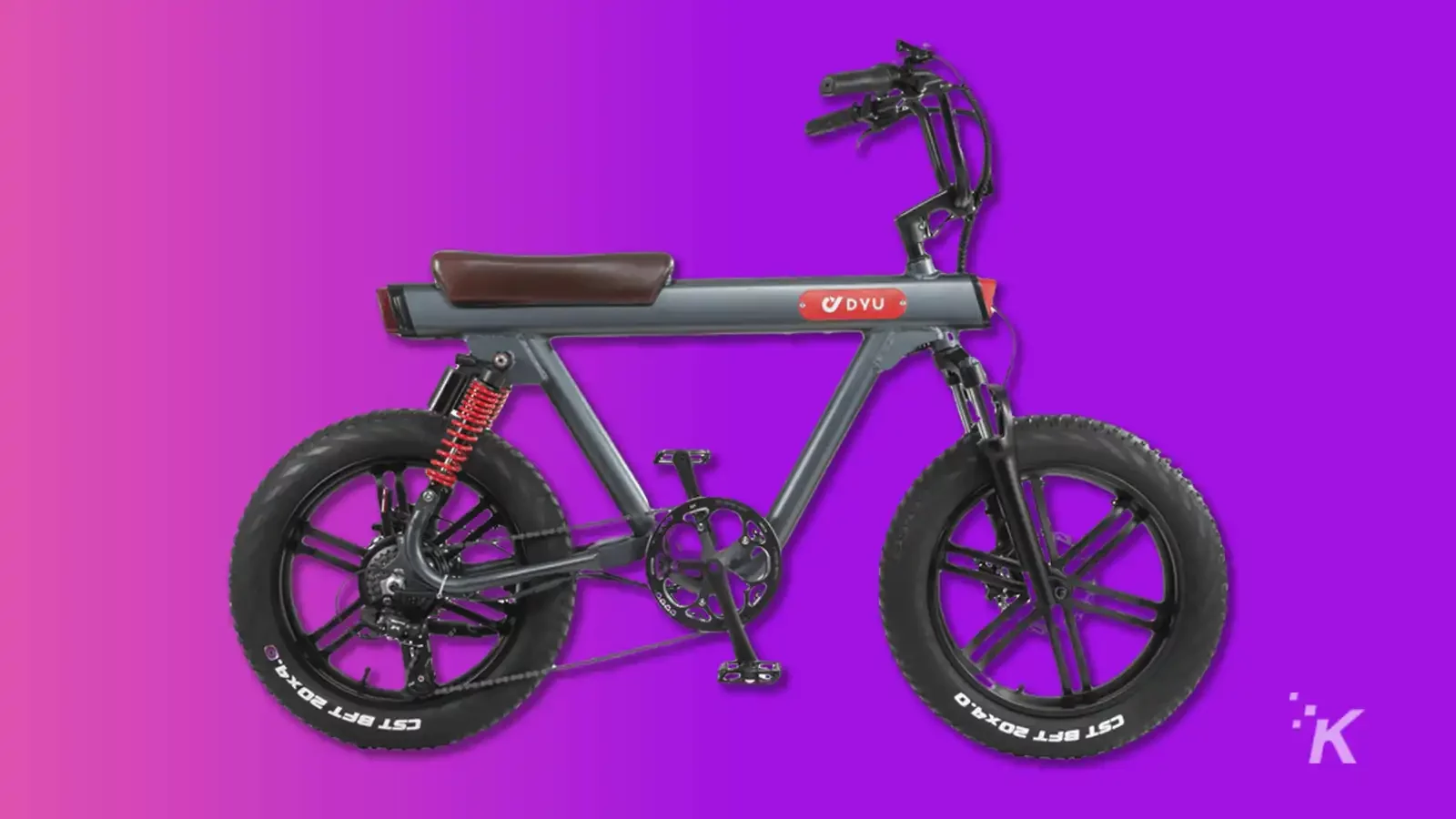 Mor arka planda DUH eBike-V8