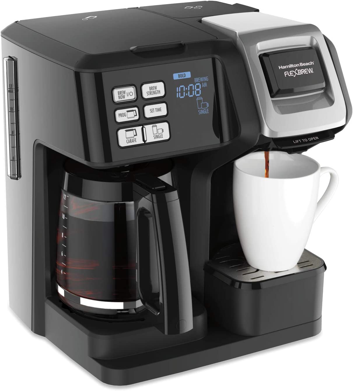 best smart coffee makers to buy in 2023- hamilton beach 49976 flexbrew trio 2-way coffee maker