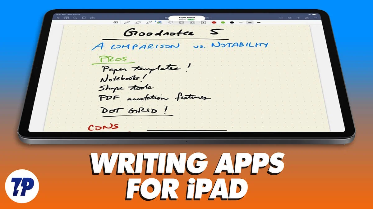 best ipad writing apps