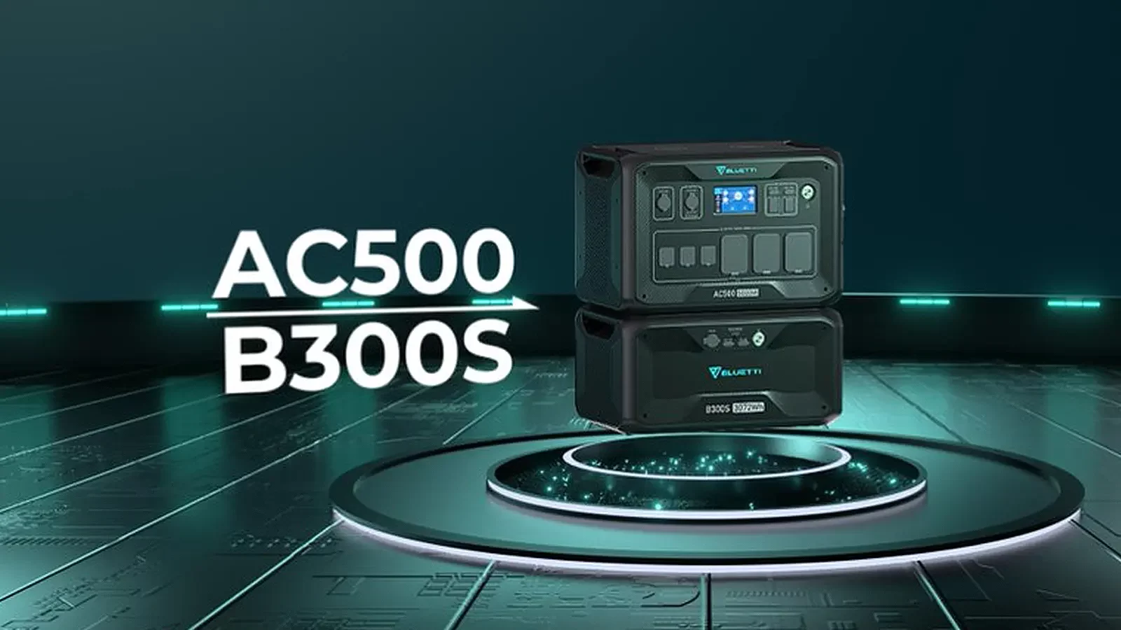 المولدات الشمسية BLUETTI AC500 و B300S BLUETTI