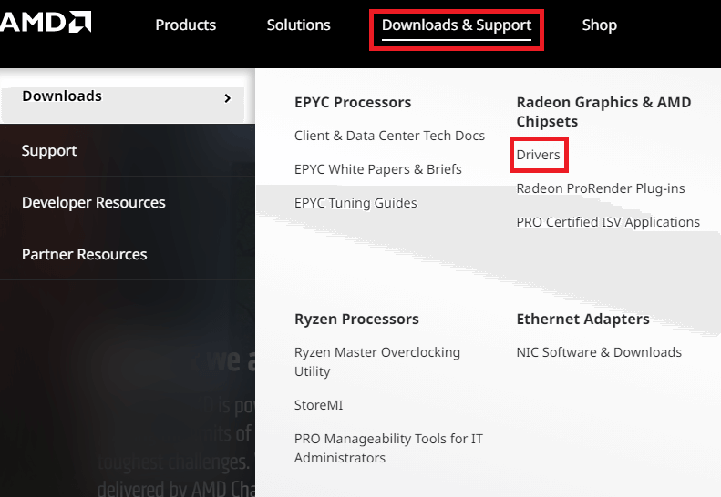 Download and Support - Radeon Chipset - Drivers