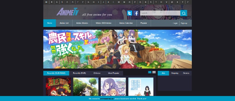 image showing animetv website featuring latest k-drama animated series