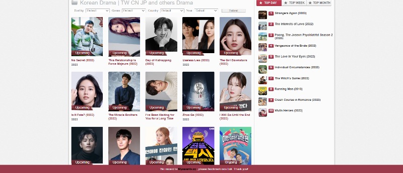 image showing list of k-dramas