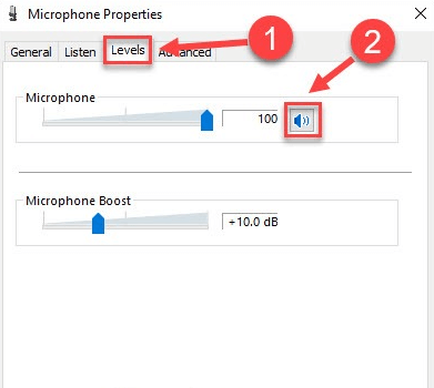 Increase the level of your microphone