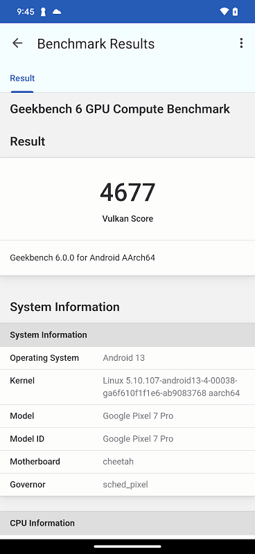 GeekBench 6