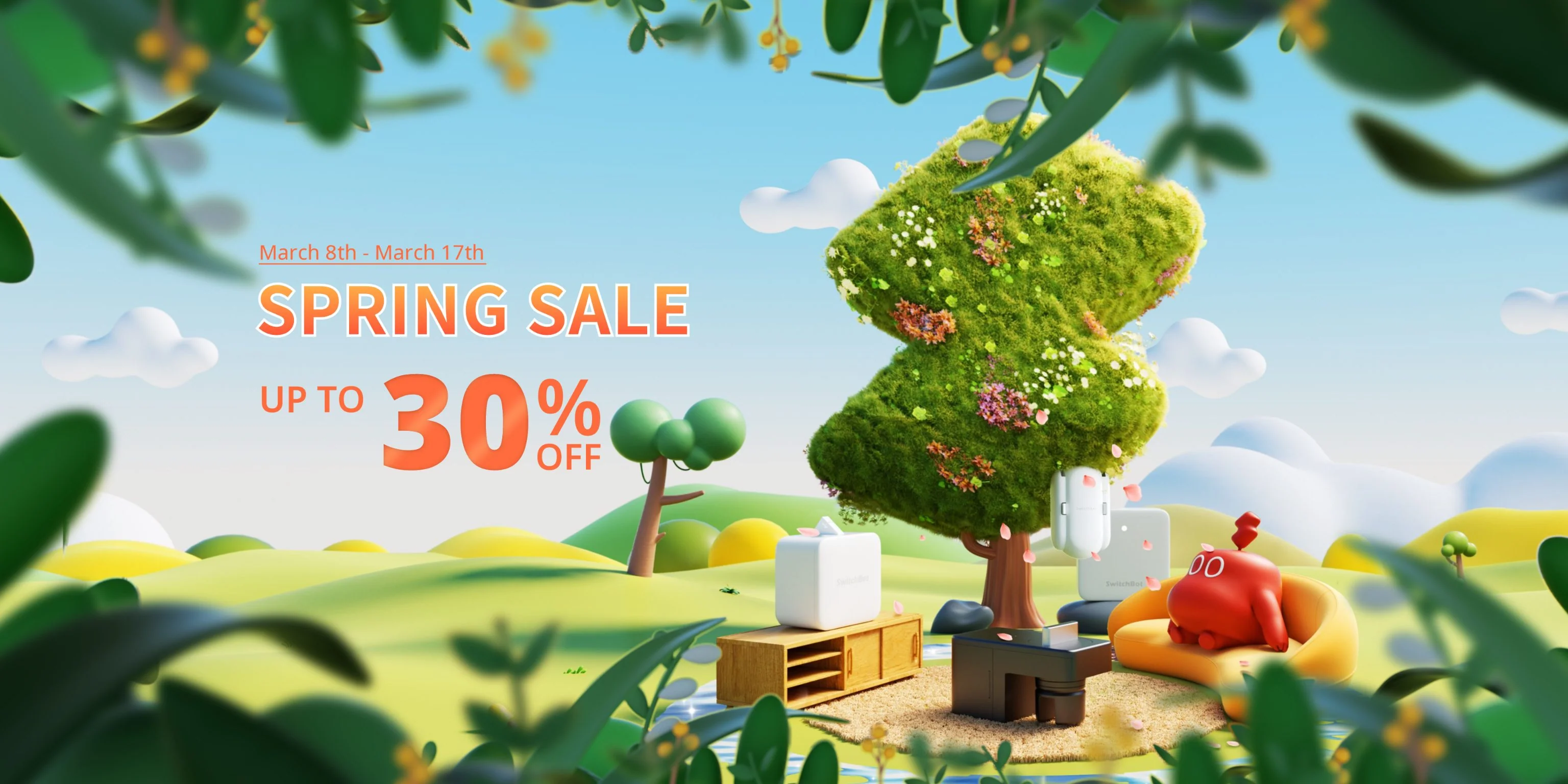 SwitchBot Spring Sale – Bis zu 30 % Rabatt