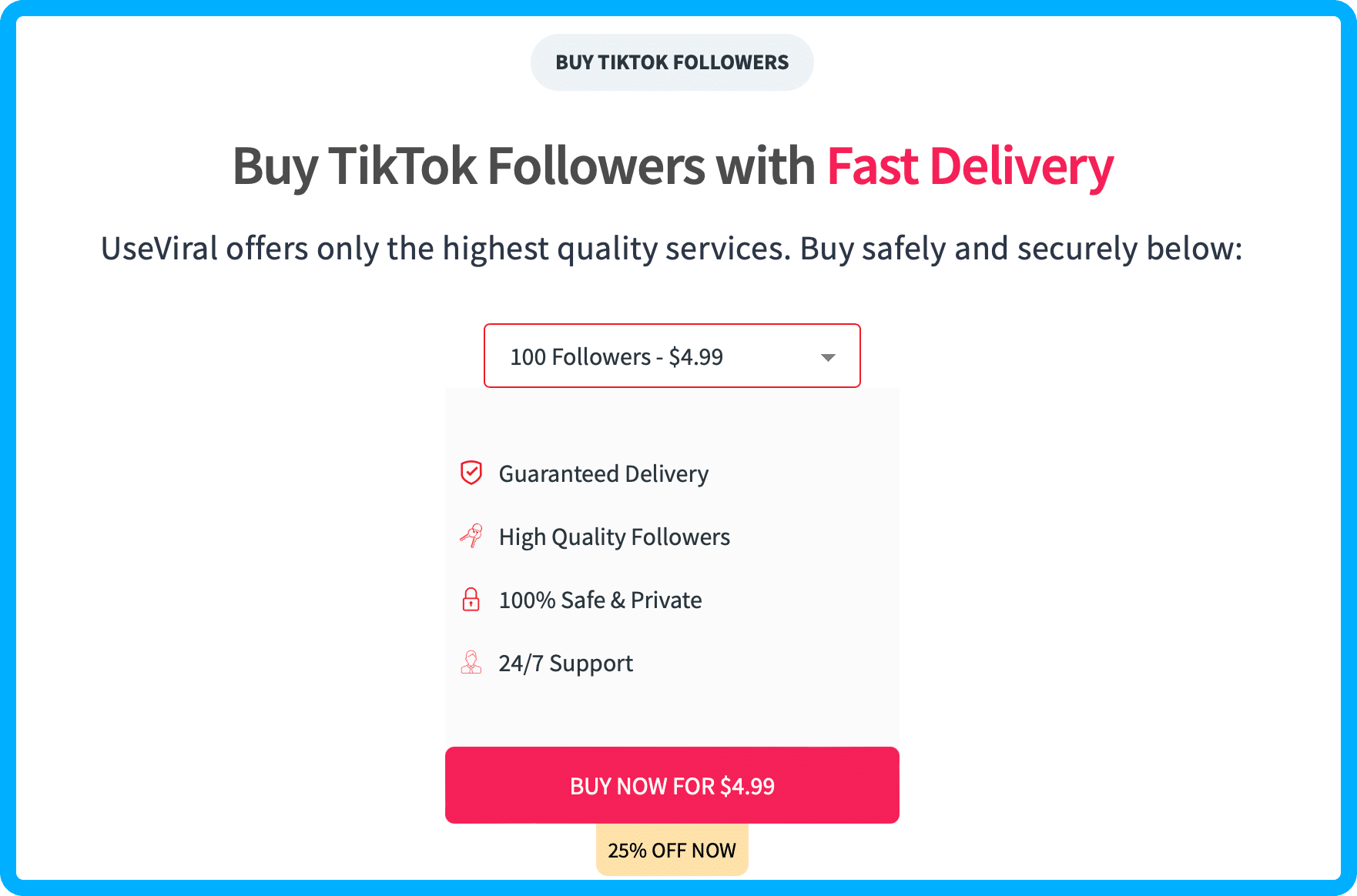 Free TikTok followers