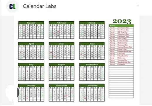 Lab Kalender