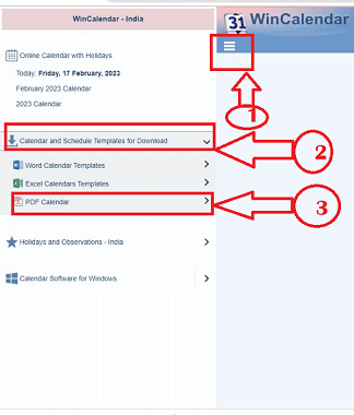 Processo di creazione del calendario