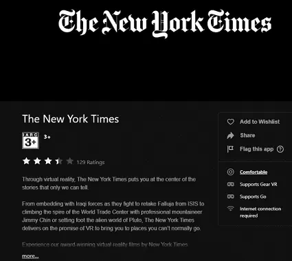 NYT VR