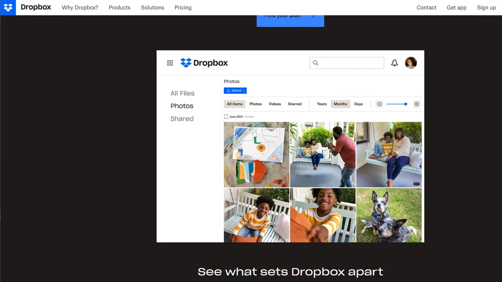 DropBox 网站