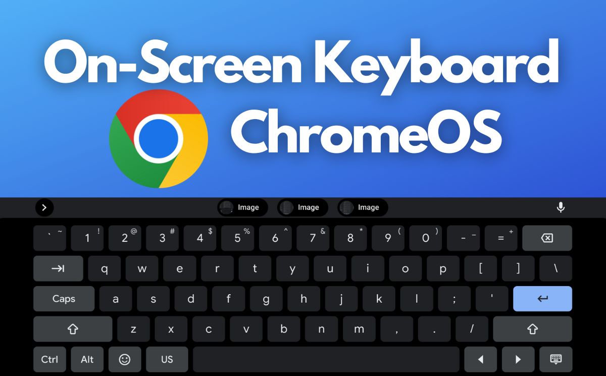 on-screen keyboard on chromebook