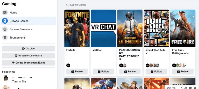 Facebook Gaming