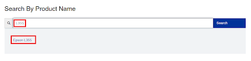 Search By Product Name Enter L355