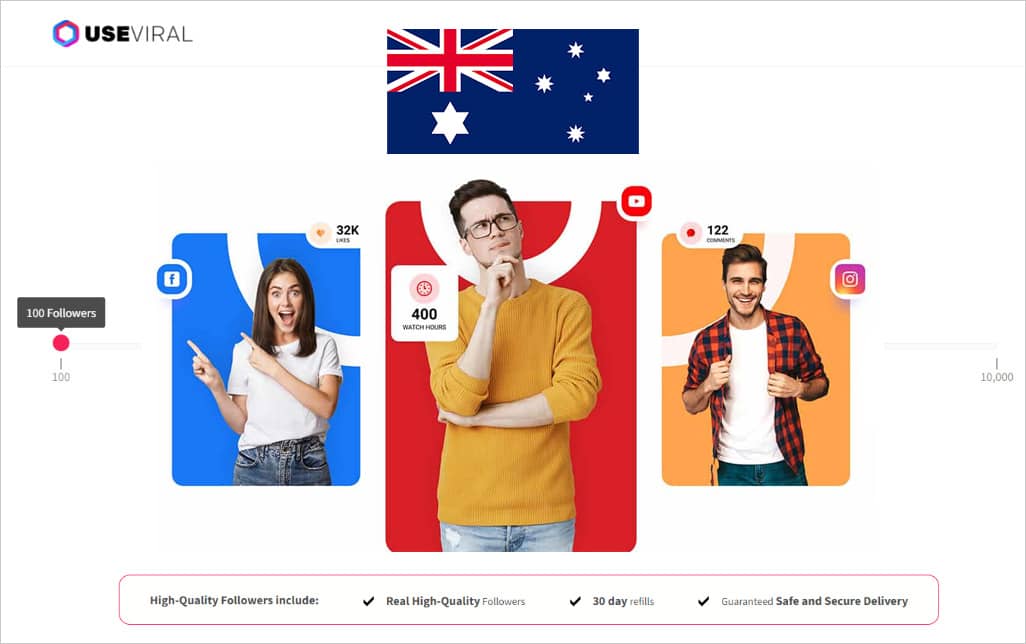 Buy Instagram Followers Australia from UseViral.com