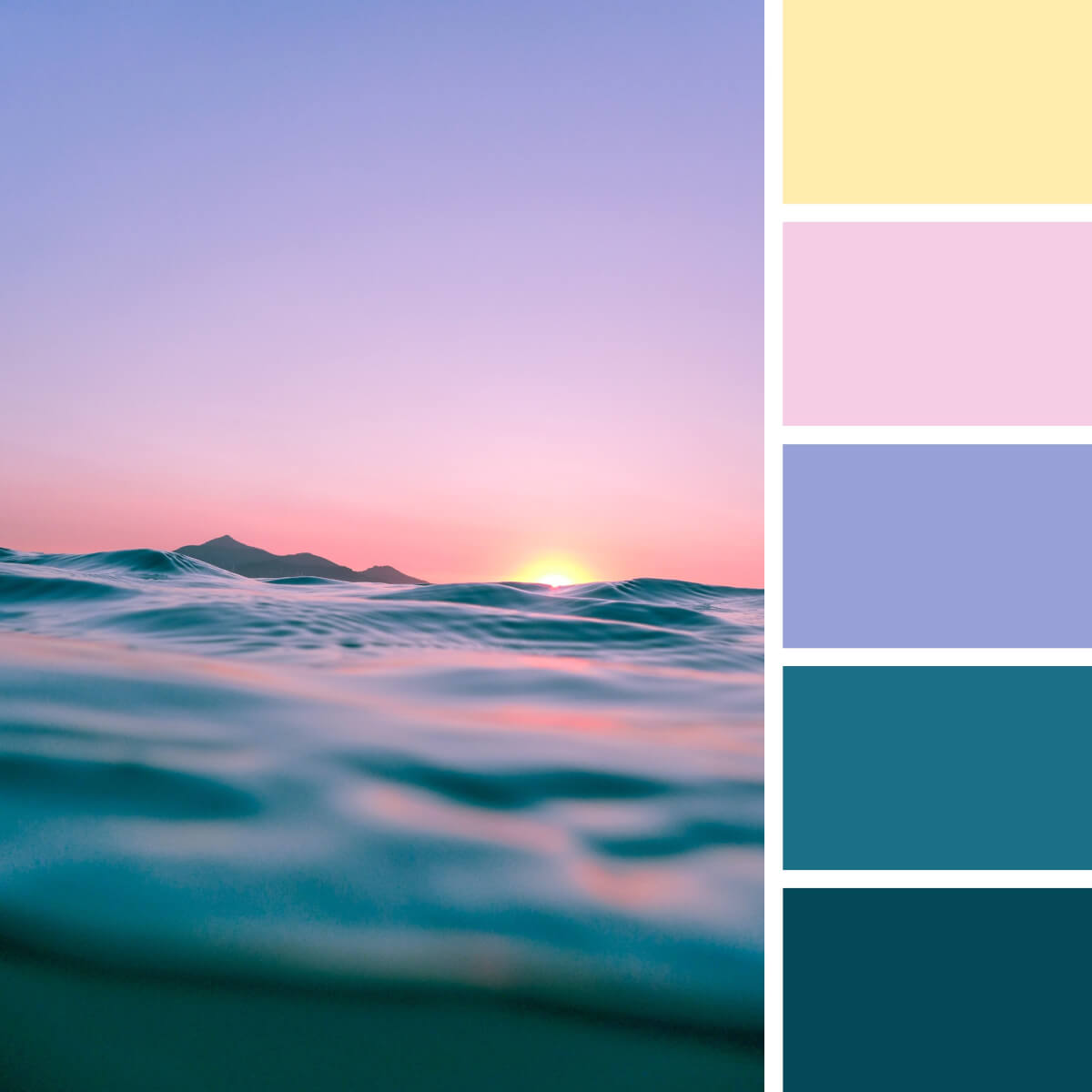 Pink, blue, purple color combination, palette, scheme