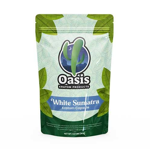 Kapsułki Oasis Kratom White Sumatra Kratom