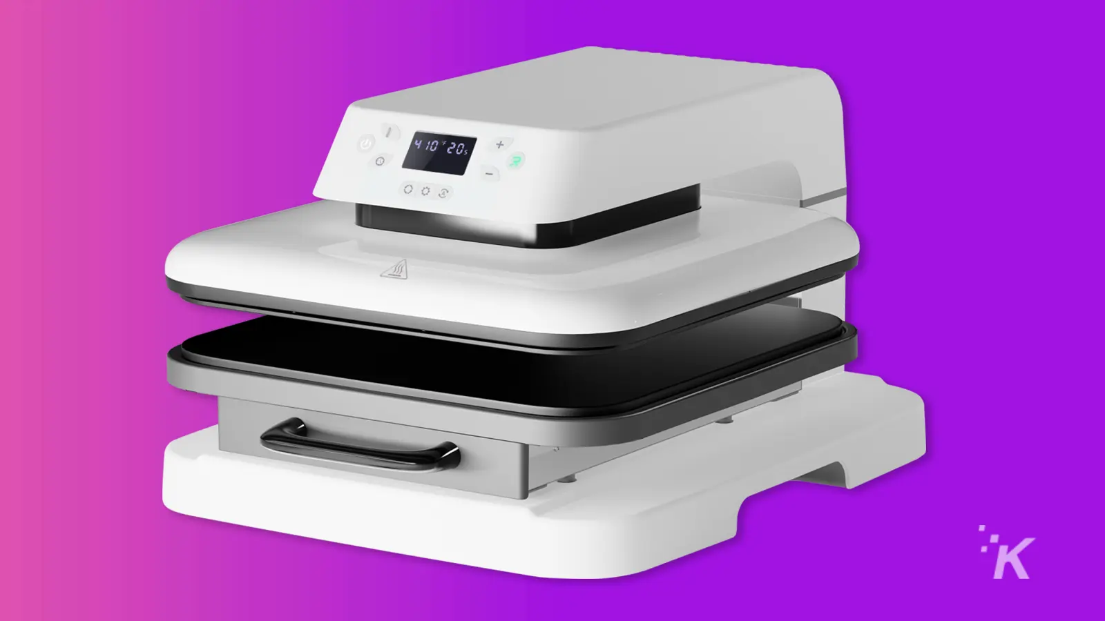 Latar belakang Heat Press Purple