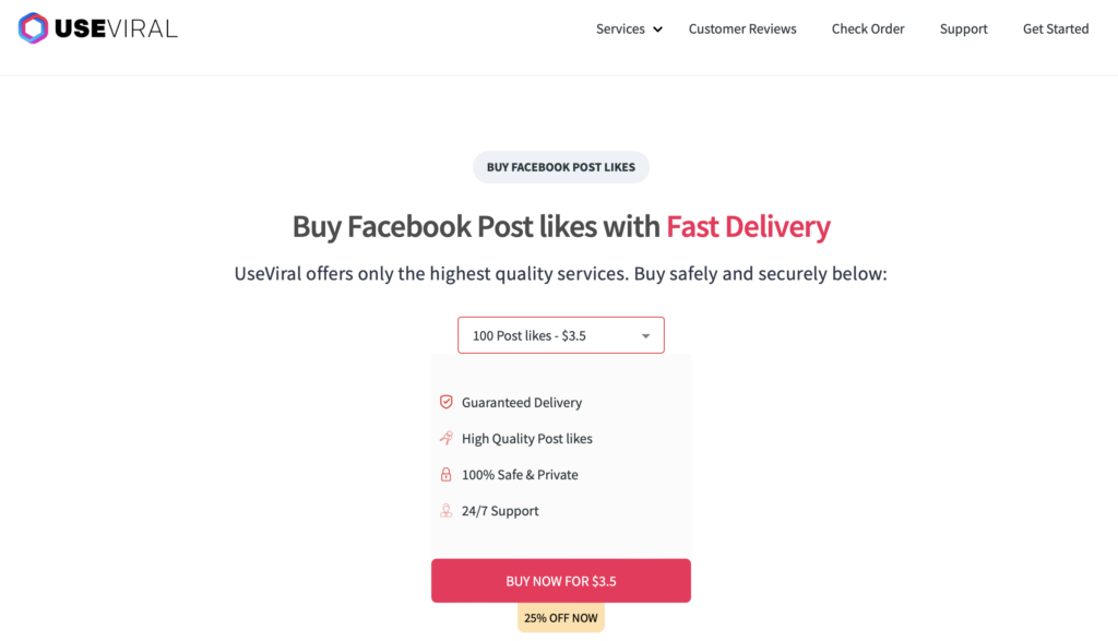 Buy Facebook likes - UseViral