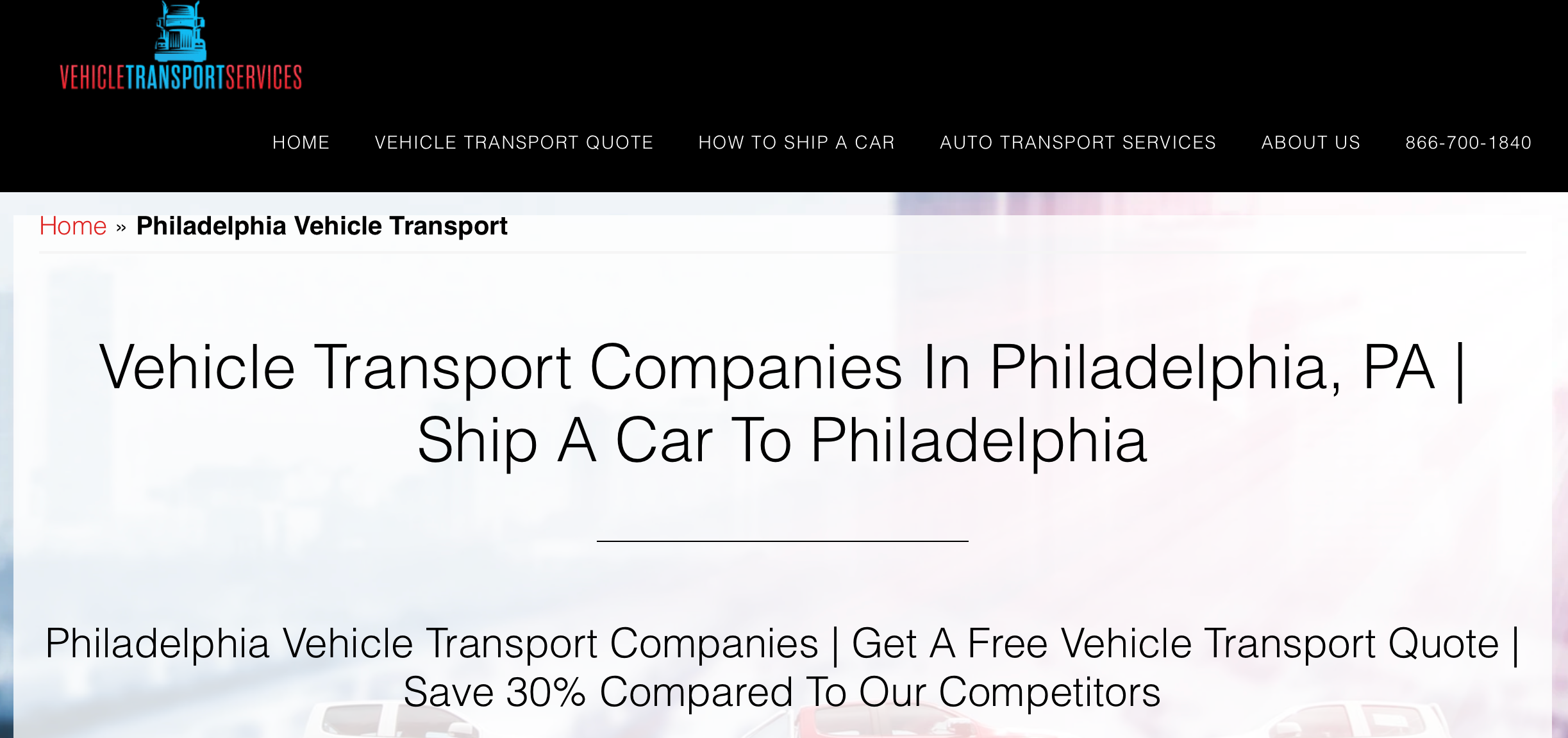 car shipping companies that offer Philadelphia car shipping and international auto shipping