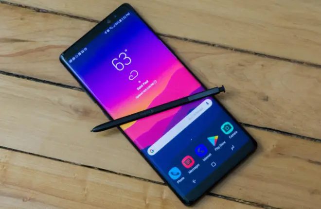 Как сделать снимок экрана на Samsung Galaxy NOTE 9