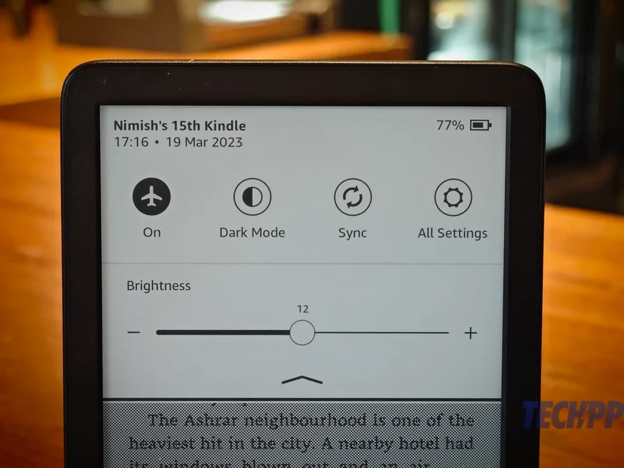 amazon kindle 11th gen battery life