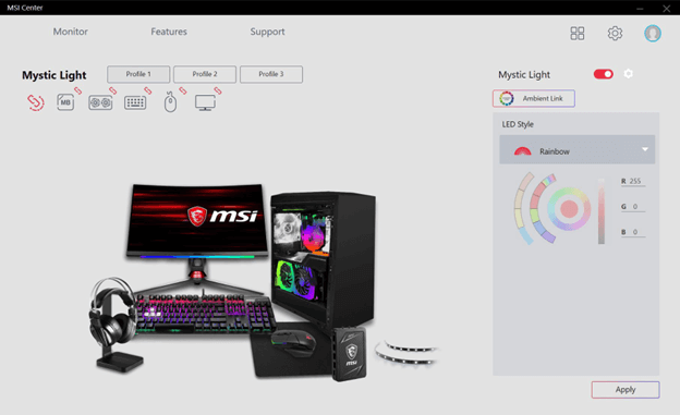 MSI มิสติกไลท์