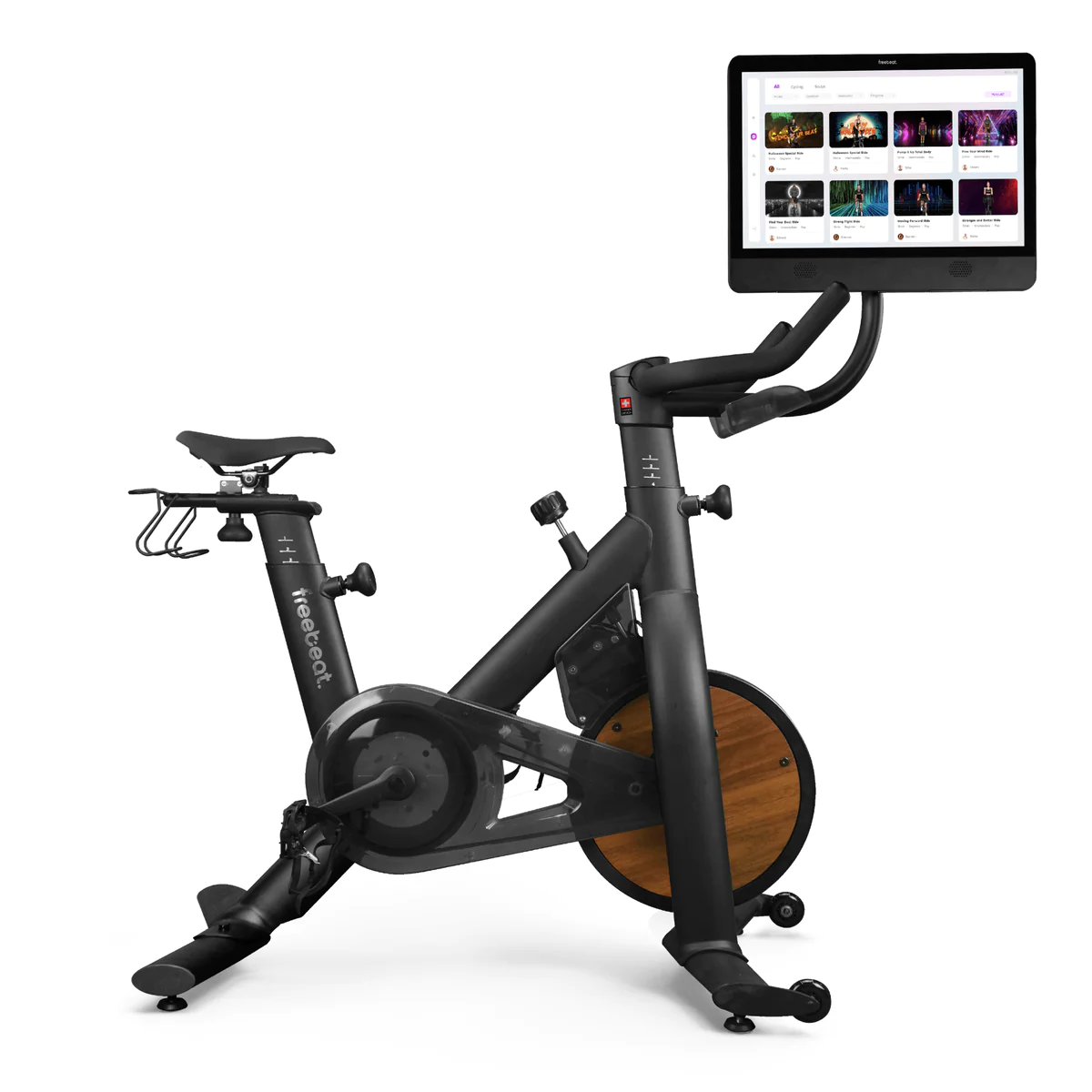 Freebeat beleuchtet | In der Schweiz entworfenes und konstruiertes Indoor Cycling Bike