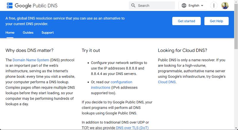 google dns