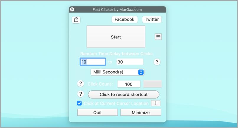 fast clicker by murgaa auto clicker for mac