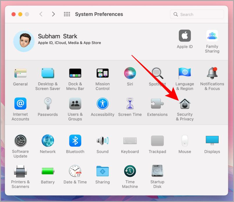 system preferences on mac