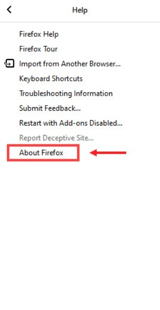 About Firefox