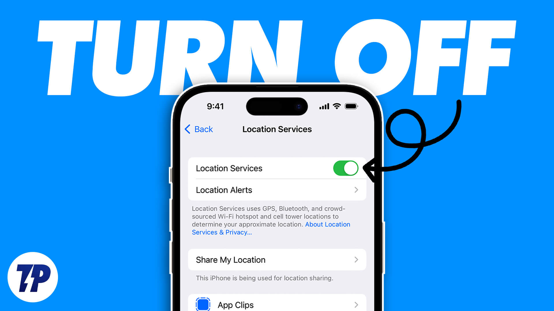 how to turn off location on iphone