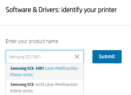 search Samsung SCX 3401 driver