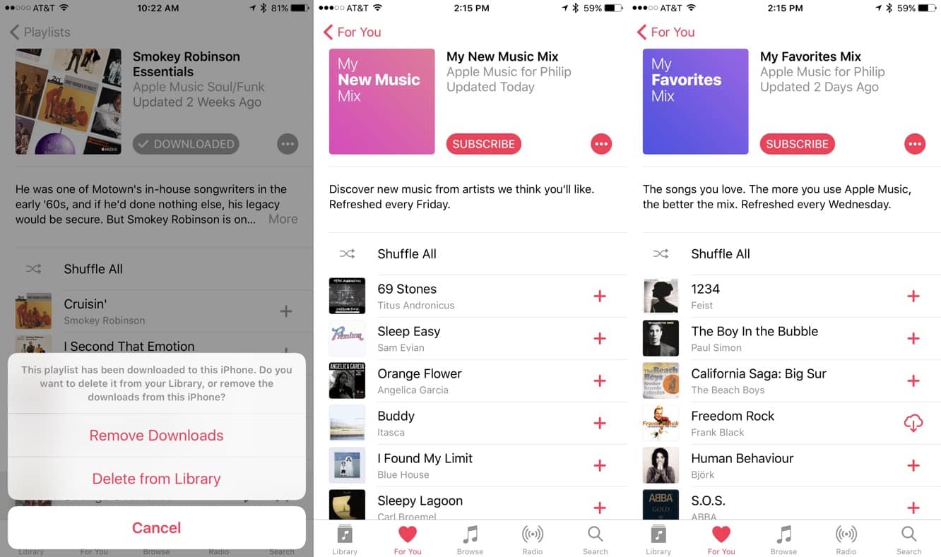 App Diary: Apple Music in iOS 10