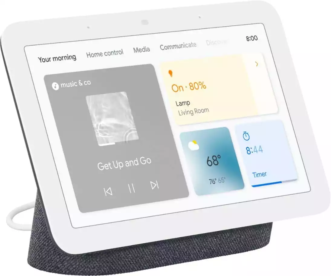 Smart display Nest Hub da 7" con Assistente Google (2ª generazione)