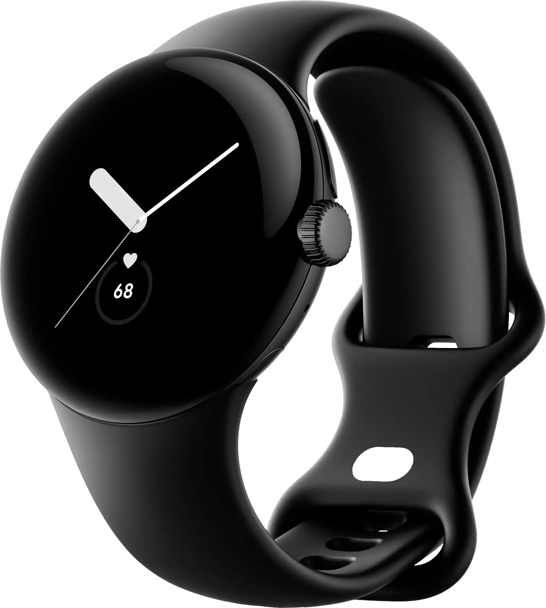 Google – Pixel Watch Czarny smartwatch ze stali nierdzewnej