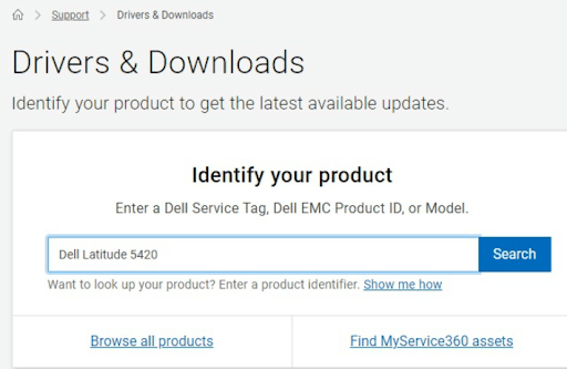 Search Dell Latitude 5420