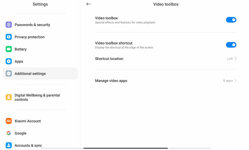 video toolbox mi pad 6