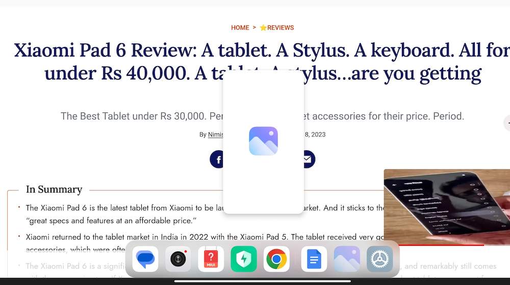 floating window xiaomi pad 6