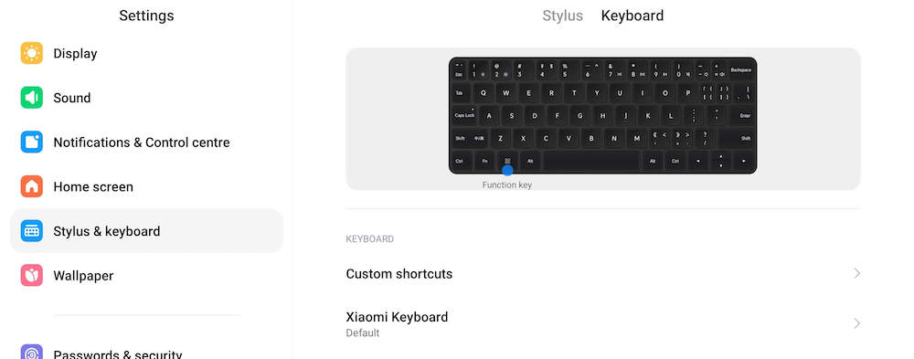 keyboard shortcuts