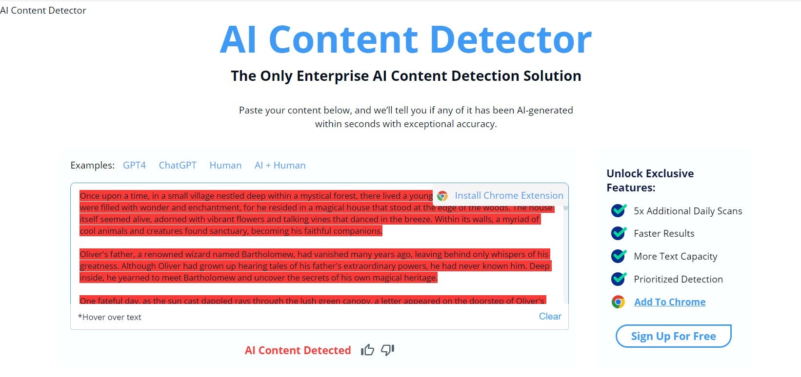 detector de ai de copyleaks