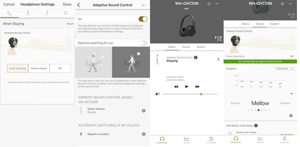 adaptive sound control