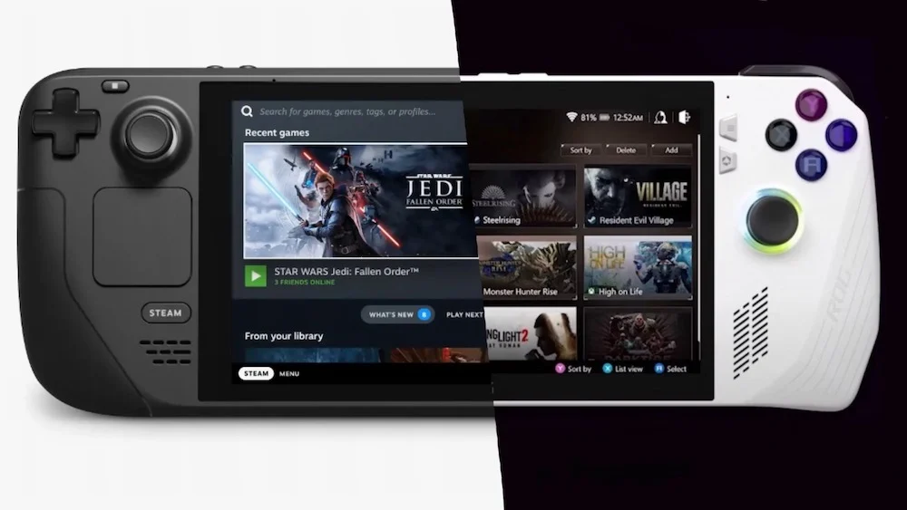 steam deck vs rog ally