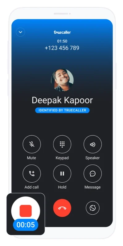 truecaller call recording feature on android