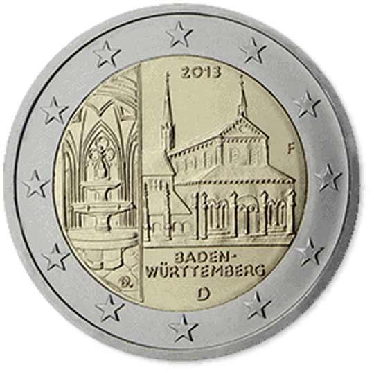 Moneda 2 Euros Alemania 2013 BADEN WURTTEMBERG