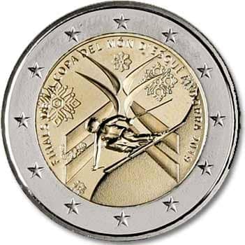 2 euro Alpine Ski World Cup coin