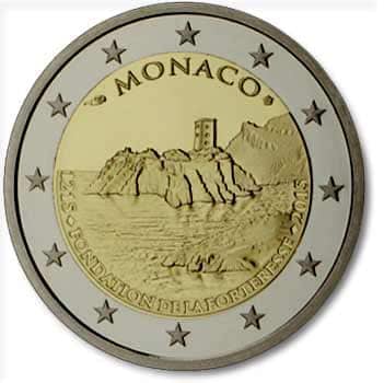 Monaco Fortress 2 euro 800 coin