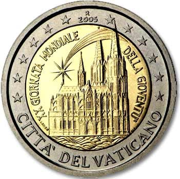 Coin 2 euros XX World Youth Day